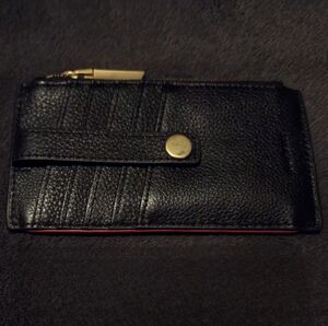 210 West Black, Black Zip, Brushed Gold